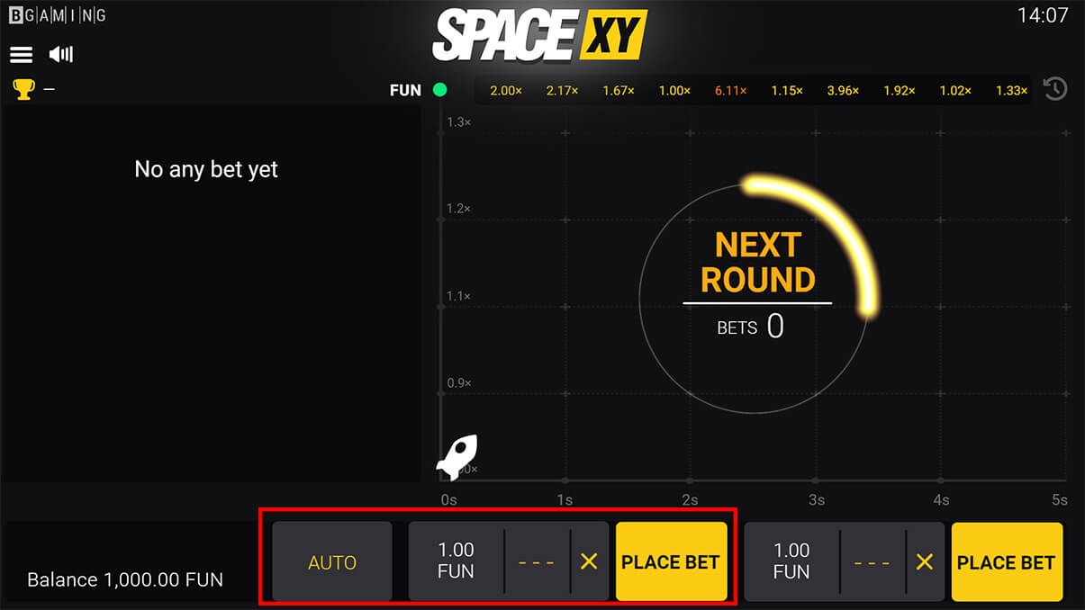 image de présentation comment jouer du mini-jeu Space XY