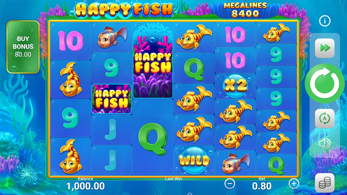 image de présentation de la machine à sous Happy Fish