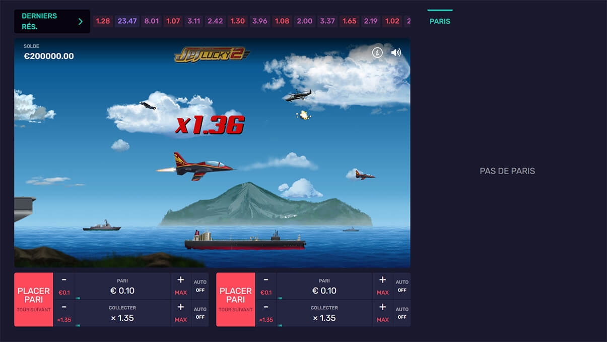 image de présentation du mini-jeu Jet Lucky 2