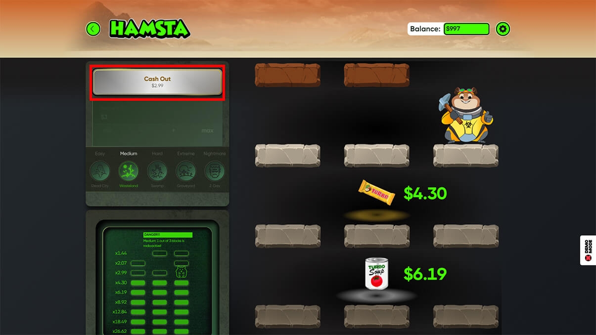 image de présentation cashout du mini-jeu Hamsta