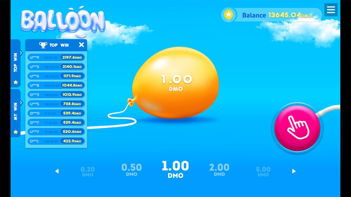 image de présentation statistiques du mini-jeu Mining Balloon