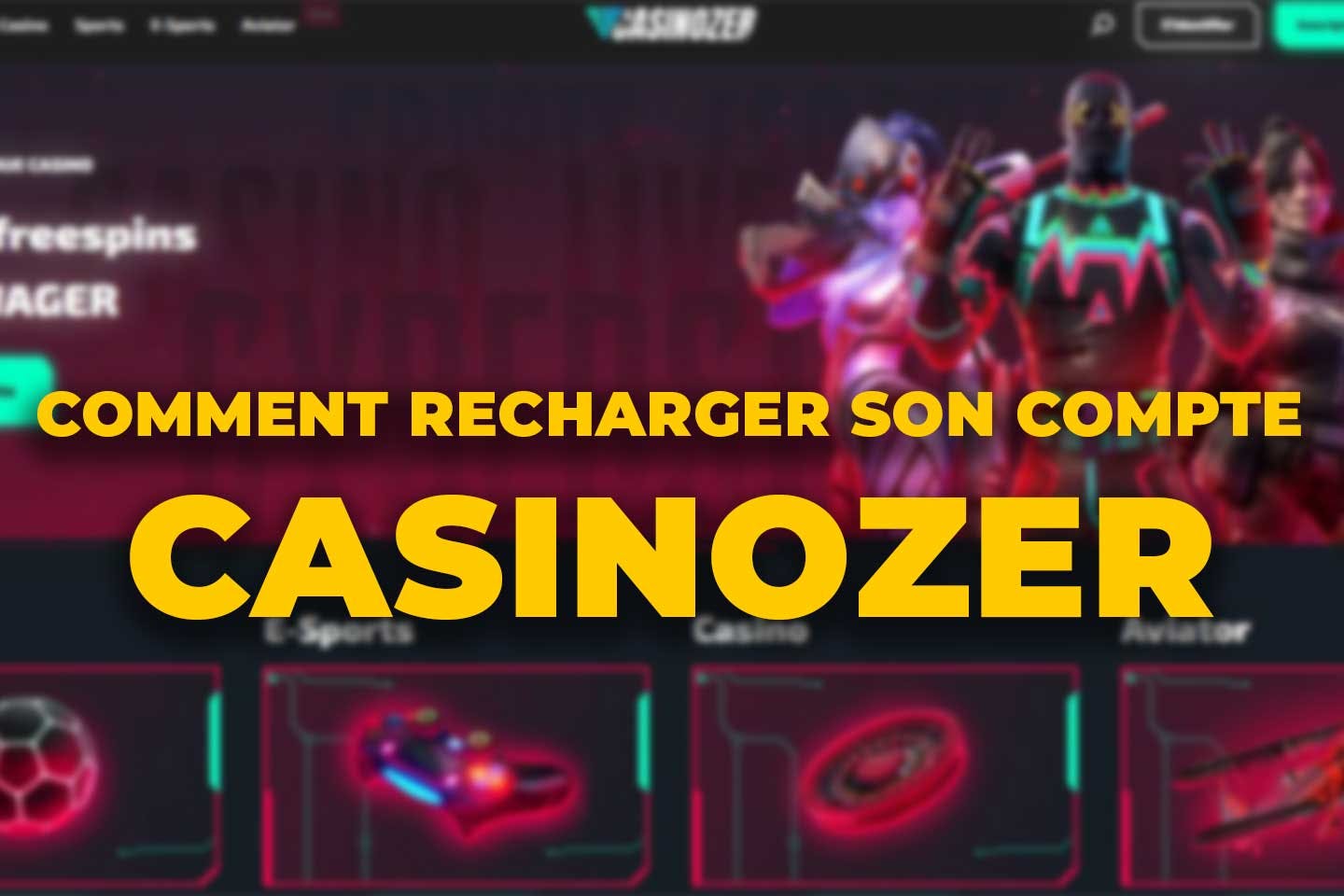 comment recharger son compte sur Casinozer ?