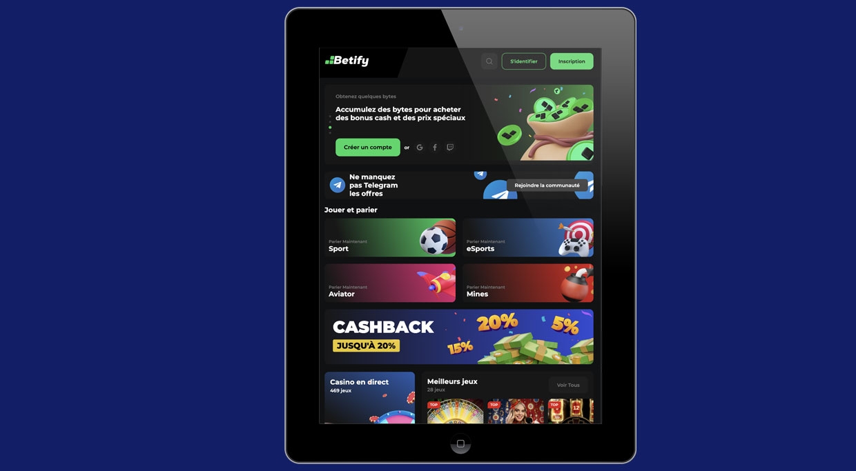 Le casino en ligne Betify spécialisé dans les cryptomonnaies